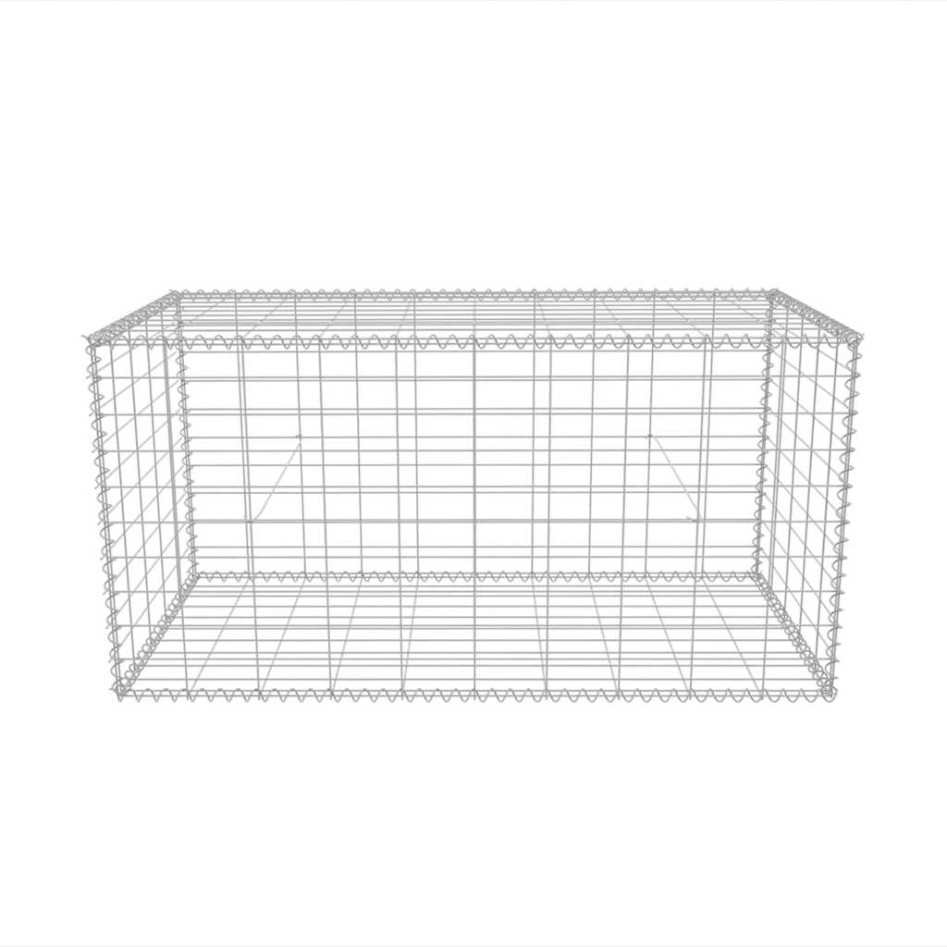 Cesta de muro de gaviones acero galvanizado 100x50x50