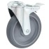Ruedas giratorias agujero pasador y frenos dobles 4 uds 125