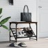 Mueble zapatero madera de ingeniería marrón roble 60x30x45