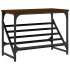 Mueble zapatero madera de ingeniería marrón roble 60x30x45