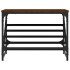 Mueble zapatero madera de ingeniería marrón roble 60x30x45