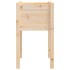 Jardinera de madera maciza de pino 50x50x70