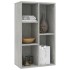 Estantería/Aparador madera contrachapada gris 50x25x80