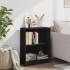 Estantería madera de ingeniería negro 60x24x76