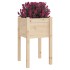 Jardineras 2 uds madera maciza de pino 40x40x70