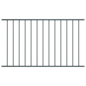 Panel valla acero recubrimiento polvo gris antracita