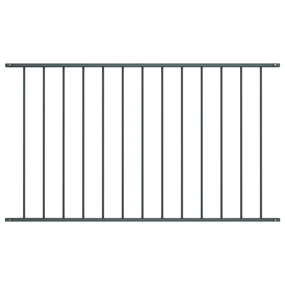 Panel valla acero recubrimiento polvo gris antracita