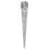 Picas de tierra 2 uds acero galvanizado plateado 10x10x91