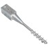 Picas de tierra 2 uds acero galvanizado plateado 10x10x57