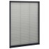 Mosquitera plisada para ventanas aluminio antracita