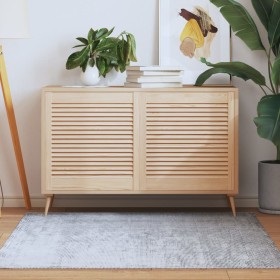 Puertas de armario de lamas 2 uds madera de pino 61,5x59,4