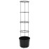 Macetero para tomates polipropileno gris antracita Ø39x150