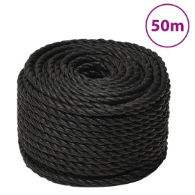 Cuerda de trabajo polipropileno negro 14 mm 50