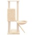 Rascador para gatos con postes de sisal crema 96