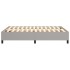 Estructura de cama box spring tela gris claro 140x190