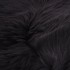 Alfombra de piel de oveja gris oscuro 60x90