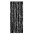 Cortina mosquitera de chenilla gris antracita 56x185