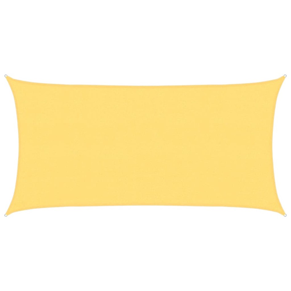 Toldo de vela HDPE beige 160 g/m² 2,5x4,5