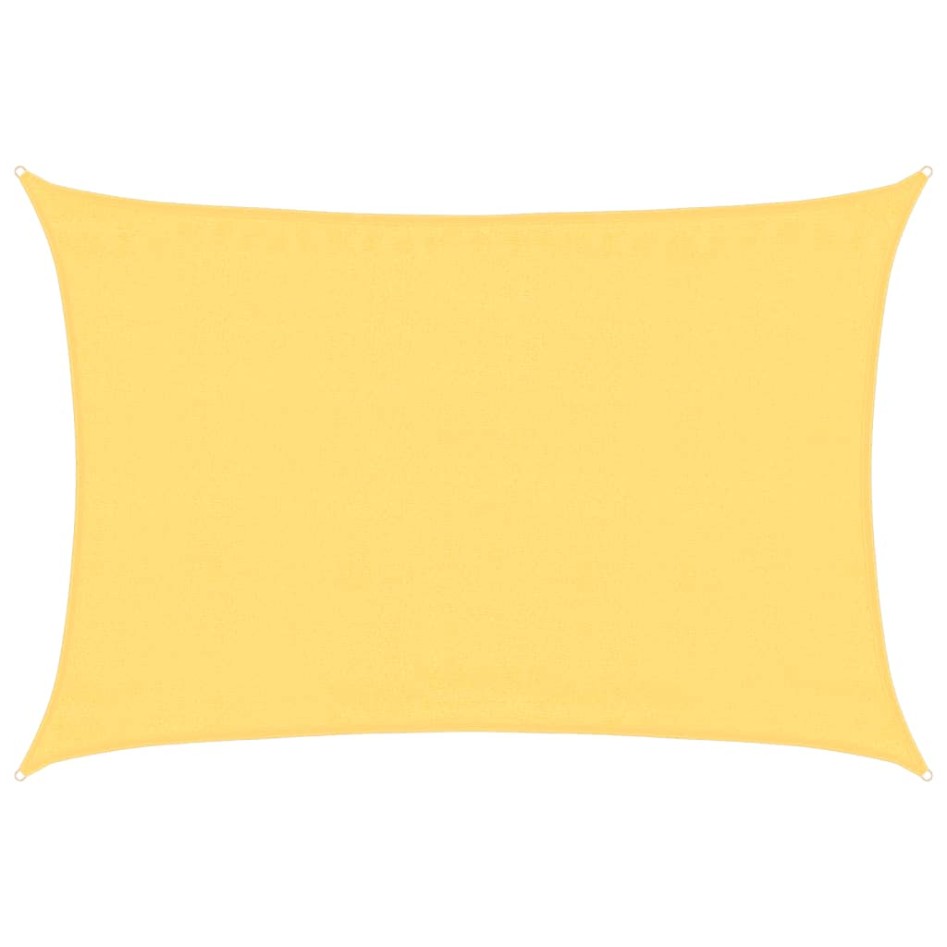 Toldo de vela beige HDPE 160 g/m² 3,5x4,5