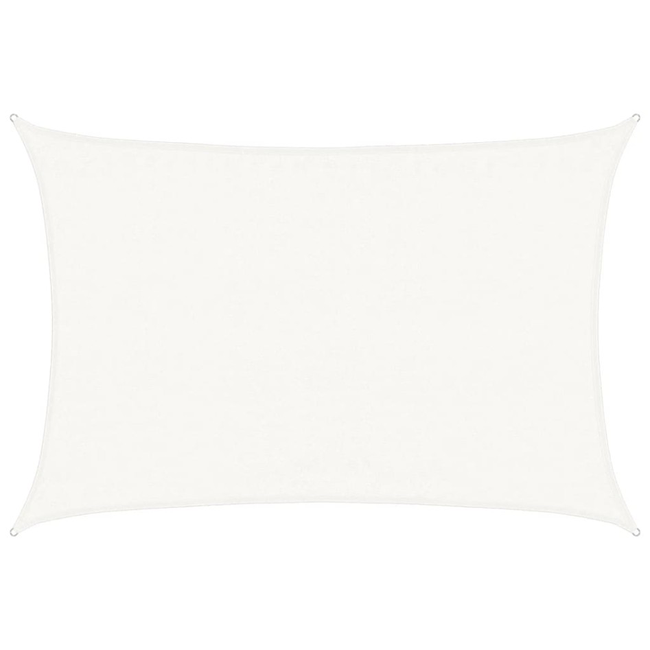 Toldo de vela blanco HDPE 160 g/m² 3,5x5
