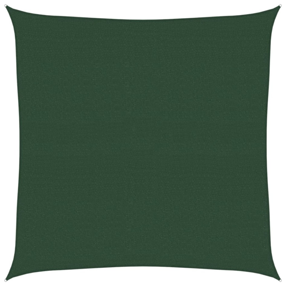 Toldo de vela  HDPE verde oscuro160 g/m² 4x4