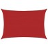 Toldo de vela rojo HDPE 160 g/m² 3x4,5