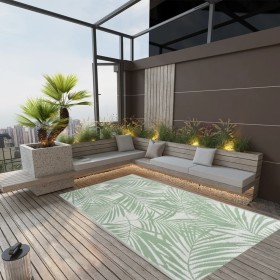 Alfombra de exterior ARAKIL verde 160x230 cm