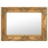 Espejo de pared estilo barroco dorado 60x40