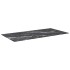Tablero mesa diseño mármol vidrio templado negro 100x50 cm 6