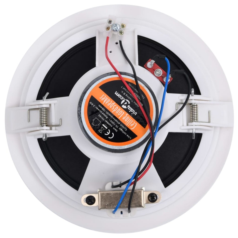 Altavoces empotrables de pared y techo 2 unidades 120