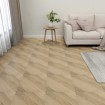 Tarimas de suelo autoadhesivas 20 uds PVC marrón rayas 1,86 m²