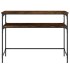 Mesa consola madera de ingeniería roble ahumado 100x35,5x75