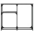 Mesa consola madera de ingeniería gris Sonoma 90x22,5x75