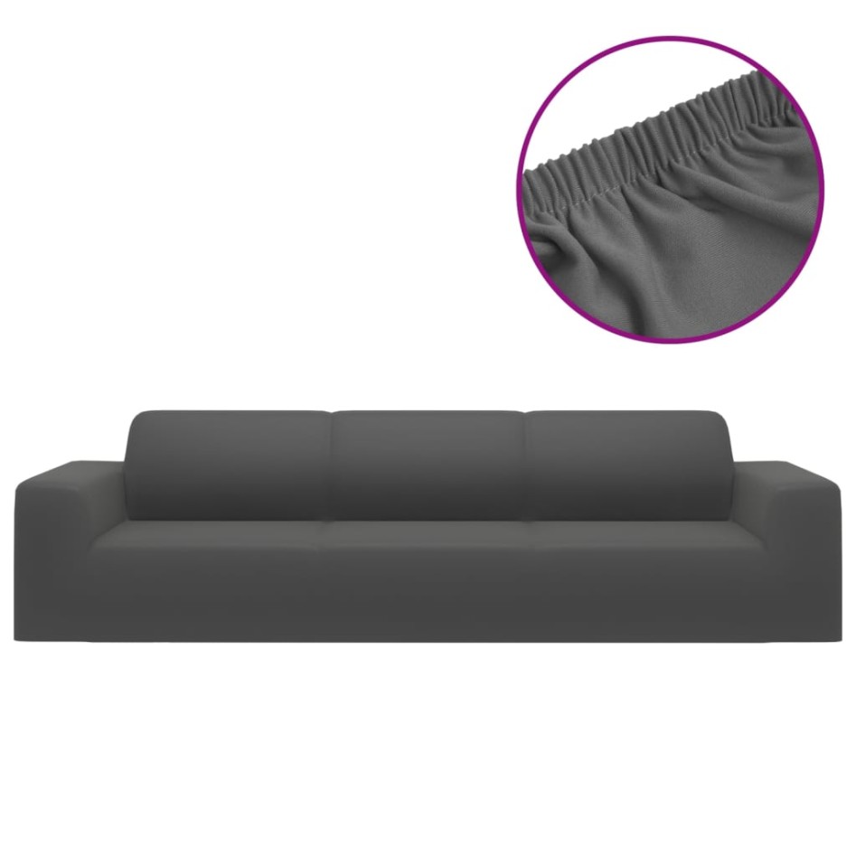 Funda elástica de sillón de 4 plazas poliéster jersey