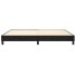 Estructura de cama box spring terciopelo negro 200x200