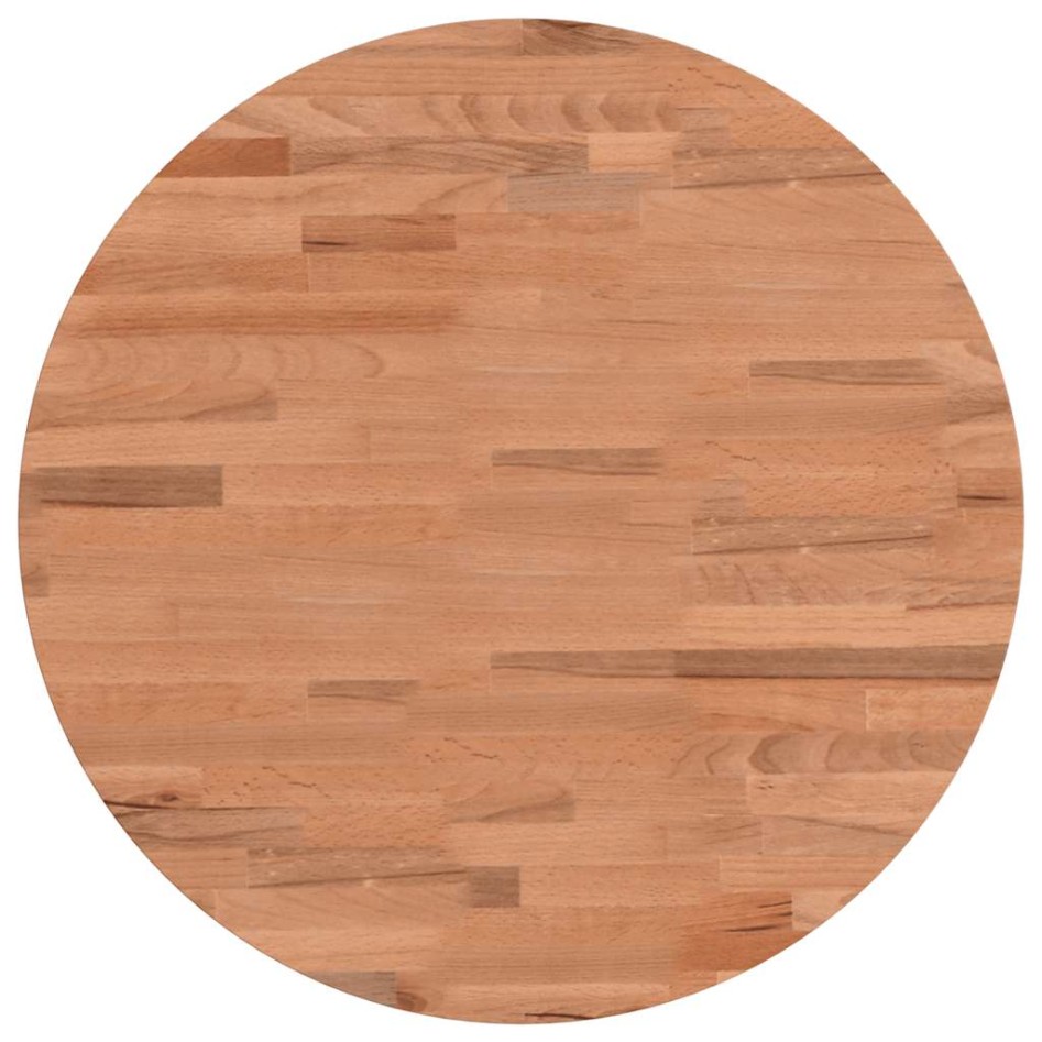 Tablero redondo de madera maciza de haya Ø50x4