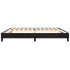 Estructura de cama box spring terciopelo negro 200x200