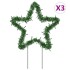 Estrella de luz decorativa Navidad con estacas 50 LED 29