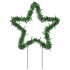 Estrella de luz decorativa Navidad con estacas 50 LED 29