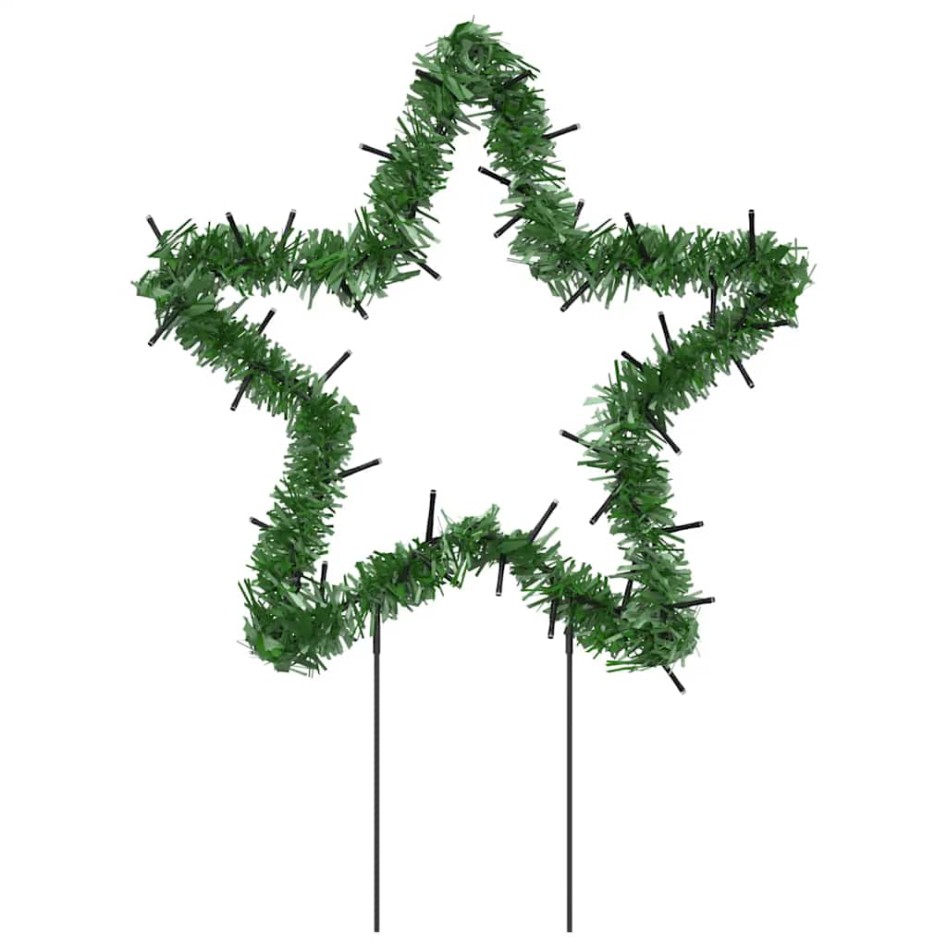 Estrella de luz decorativa Navidad con estacas 50 LED 29