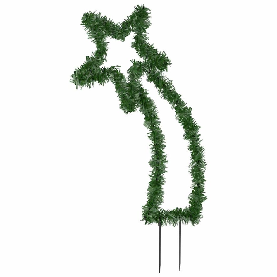 Estrella fugaz de luces Navidad con estacas 115 LED 89