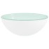 Lavabo de vidrio templado blanco 30x12