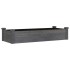 Jardinera arriate forro madera maciza marrón abeto 120x45x25