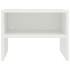 Mesita de noche madera contrachapada blanco 40x30x30