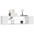 Mueble de TV colgante madera contrachapada blanco