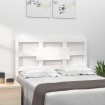 Cabecero de cama madera maciza de pino blanco 105,5x4x100 cm