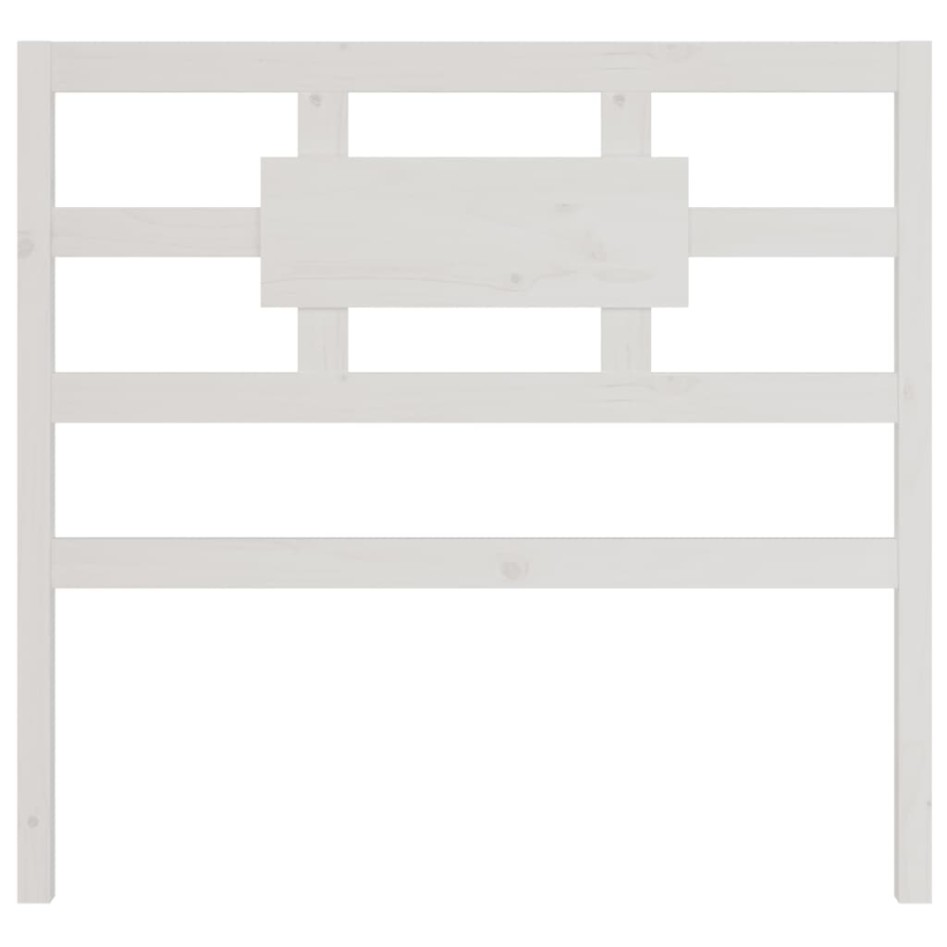 Cabecero de cama madera maciza de pino blanco 105,5x4x100