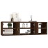 Estantería de pared madera contrachapada marrón 102x30x29