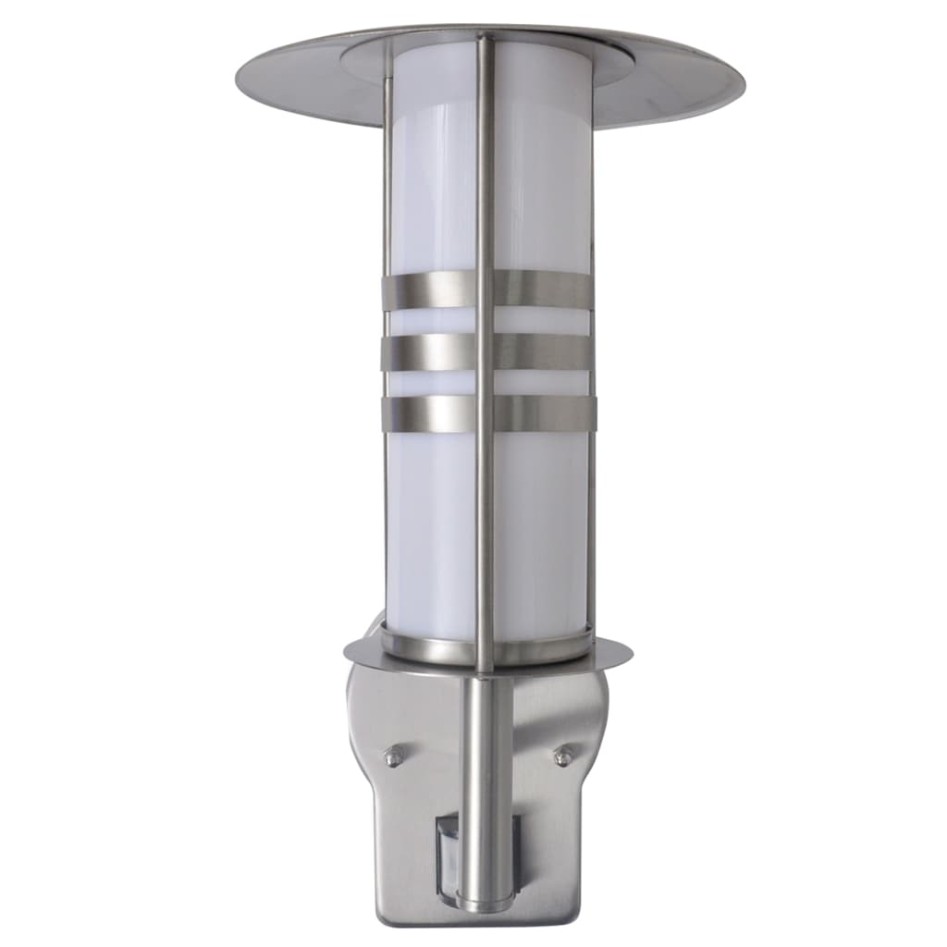 Aplique de pared inoxidable con sensor, forma