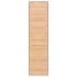 Alfombra de bambú marrón 80x300